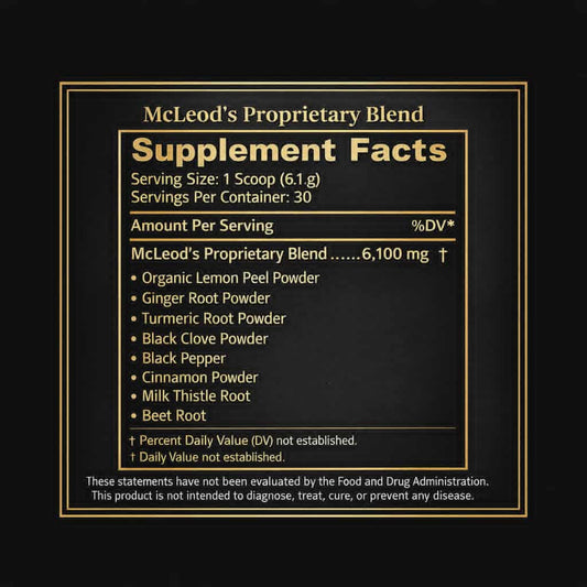 McLeod’s Wellness Reset™ – 30 Day Starter Reset (Cayenne-Free) (1) POUCH