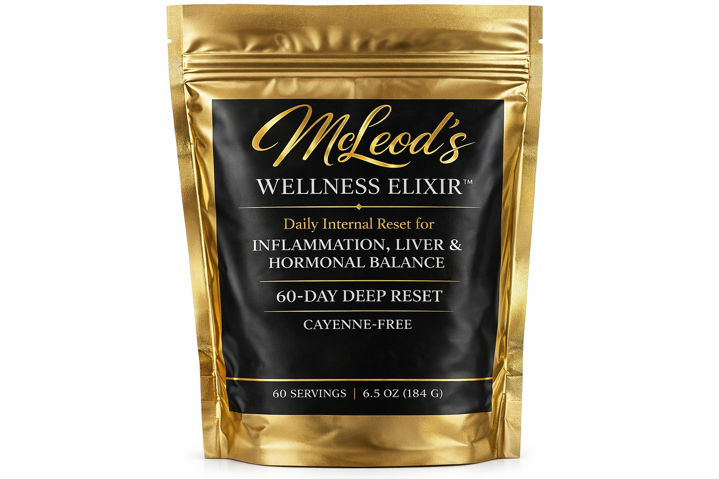 McLeod’s Wellness Reset™ – 60 Day Deep Reset (Cayenne-Free) (2) POUCHES